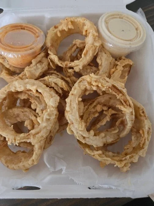 Colossal Onion Rings - Freshly prepared Colossal Onion Rings.